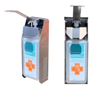 Desinfektionsspender für 1000ml Desinfektion, Wandmontage, mit Dosierpumpe