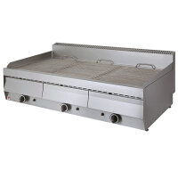 Gas-Wassergrill Tischmodell 3 Zonen 33kW