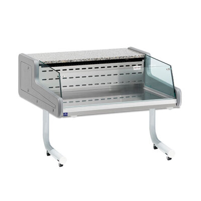 Kühltheke auf Rädern für die Selbstbedienung, statische Kühlung, +4°/+6°C, B=1500 mm