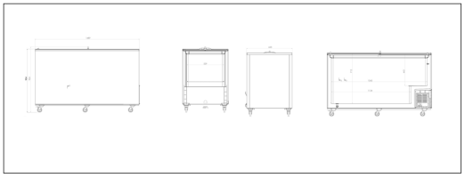 Tiefkühltruhe 478 (400) Liter mit...
