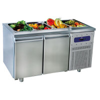 Saladette mit 2 Türen GN 1/1, 4x GN 1/1 H=150 mm,...