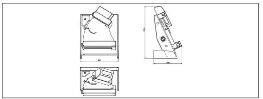 Teigausrollmaschine mit 2 Rollen für Pizzen ø...