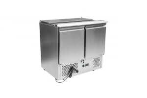 2-Türige Saladette mit Schiebedeckel 2x GN1/1...