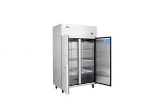 Tiefkühlschrank 2-türig Edelstahl 900 Liter