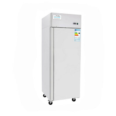 Volltürtiefkühlschrank Edelstahl GN2/1 670 Liter
