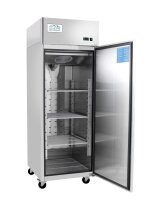 Volltürtiefkühlschrank Edelstahl GN2/1 670 Liter