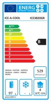Kühltisch mit 4 Schubladen GN1/1 Edelstahl 300 Liter