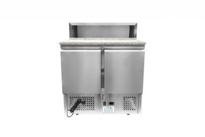Saladette 2-türig mit Granitplatte 5 x GN1/6...