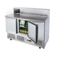 Pizza Saladette 3-türig für 7x GN1/3 Edelstahl...