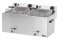Elektro-Fritteuse Edelstahl 2 x 11 Liter 2 x 8,1 kW