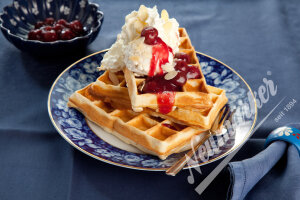 Waffeleisen Brüsseler I mit Digitaltimer für...