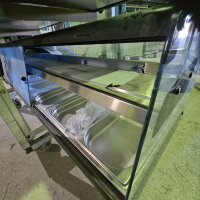 Kühlvitrine 68 Tapas schwarz 1438 x 395 x 360mm B-Ware