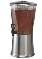 Getränkespender BPA-frei 11,4L Edelstahl mit Infuserrohr/Aromabehälter