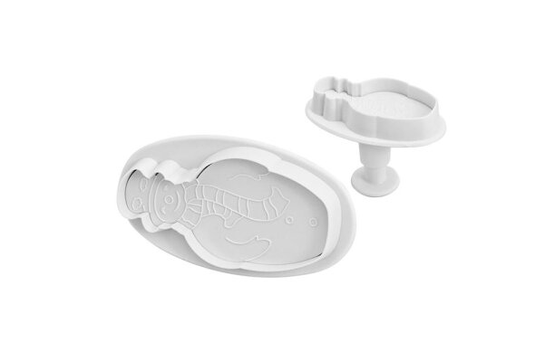Ausstechformen mit Auswerfer 2 - teilig Motiv Schneemann