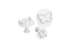 Ausstechformen mit Auswerfer 3 - teilig Motiv Schmetterling