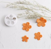 Ausstechformen 4 - teilig Motiv Blüten