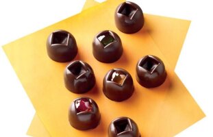Schokoladenform Pralinenform Backform Silikon IMPERIAL Layout 3x5=15 Mulden a 10ml