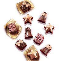 Silikon Schokoladen-Form Pralinenform XMas Weihnachten...