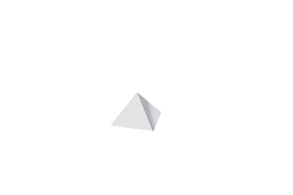 Pyramiden-Form 60 x 60 x 40 mm