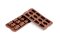 Schokoladenform Pralinenform Backform Silikon ROBOTER 3x4=12 Mulden a 10ml