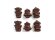 Schokoladenform Pralinenform Backform Silikon ROBOTER 3x4=12 Mulden a 10ml