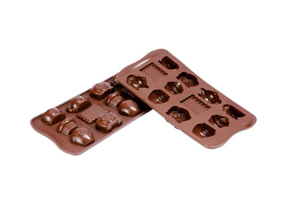Schokoladen-Form aus Silikon Teatime 44 x 29 Höhe: 15 mm