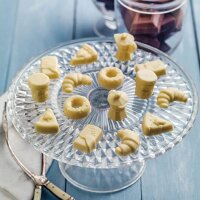 Silikon Schokoladen-Form Pralinenform Good Morning 4x3...