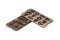 Schokoladenform Pralinenform Backform Silikon GOOD MORNING 3x4=12 Mulden a 10ml