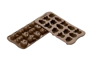Silikon Motivbackform Schokoladenform Pralinenform CHOCO...
