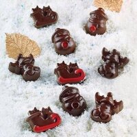 Silikon Motivbackform Schokoladenform Pralinenform CHOCO...