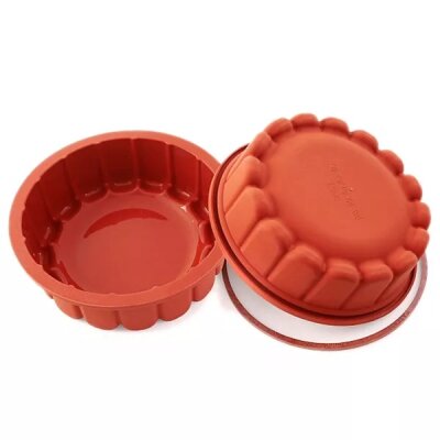 Backform Kuchenform Dessertform Silikon für Charlotten Torte °18cm 1,3L