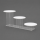 Tortenständer Etagere Hochzeitskuchenständer 3 Etagen Acryl Plattendurchmesser 24cm