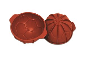 Silikom Backform Kuchenform Motiv Fußball Antohaft...