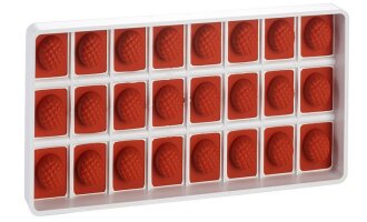 Silikonform für Gelee - Ananas