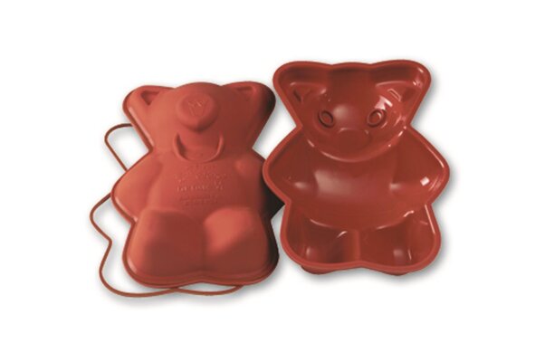 Backform Silikonbackform Bärchen 290 x 200 mm Höhe 60 mm