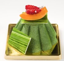 Silikon Motivbackform Schokoladenform Pralinenform BRIOCHE Layout 3x4=12 Mulden