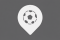 Dekorschablone Fussball