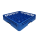 Tassenkorb 500x500mm 5x5 Fach Farbe: Blau Tiefe 90mm