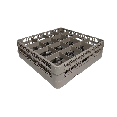Spülmaschinen Spülkorb für Gläser/Tassen Beige 8x8 Fach für 500er Korbmaß