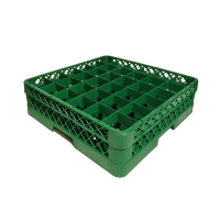 Gläserkorb 500 x 500 mm Farbe: Grün 6x6...