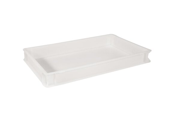 Pizzaballenbox / Teigwanne 600x400x75mm 14 l aus PE weiß