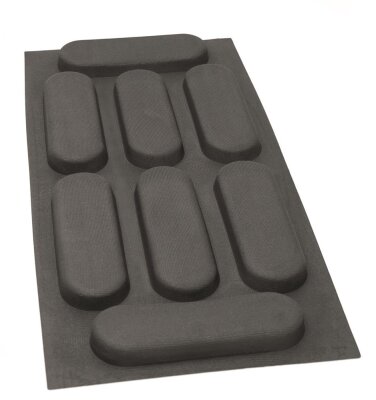 Backform AIR - Mini Baguette 259x64mm Höhe: 30mm