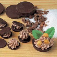 Backform Dessertform Keksform Florentiner  2x4= 8 Mulden a 35ml