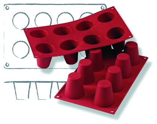 Silikon Backform Babá 175x300mm Ø 55mm