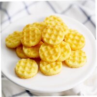 Silikon-Backform Kuchenform Schokoladenform Mini Waffel 18x11,5ml 115217