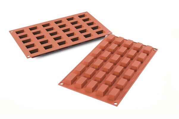 Silikon-Backform für Mini-Kuchen+ Müsliriegel 6x5 = 30 115077 Mulden