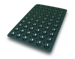 Silikon-Backform 600 x 400 mm Ø 44mm Tortelett - mini