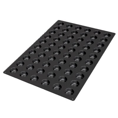 Backmatte Backform Silikon für MUFFIN MINION Layout 10x6=60 Mulden a 25ml