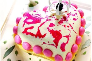 Silikon Backform Kuchenform Herz 3D 1,1L SCHNEIDER 115185