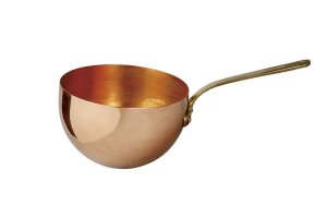Zabaioneschüssel mit Messinggriff Zuckertopf...